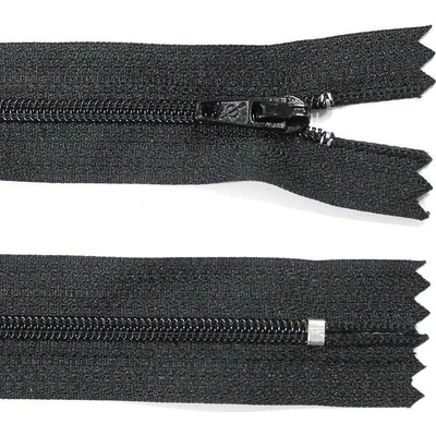 Spirálový zip no.3 nerozepínací 30cm - více barev color: 732 černá
