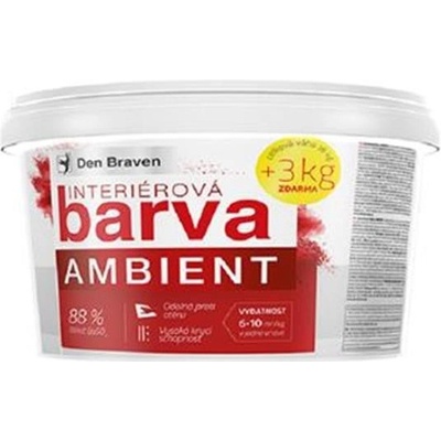 Den Braven T124N- 15 + 3 kg super bílá