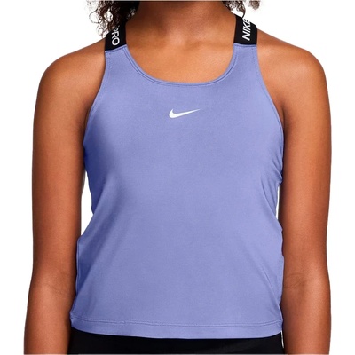 Nike Детски потник с широка презрамка Nike Kid's Pro Dri-Fit Tank Top - Light Thistle / Black / White - размер XL (704-6168-0114)