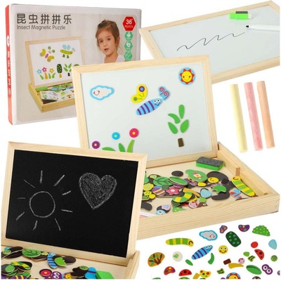 KIK KX7546 Dřevěná magnetická tabulka