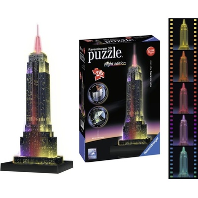 Ravensburger 3D puzzle svítící Empire State Building 216 ks