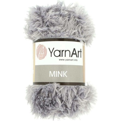 YarnArt Mink 334 světle šedá