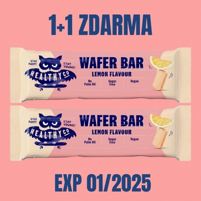 HealthyCo Wafer citron 24 g 1+1 Zdarma – Zboží Dáma