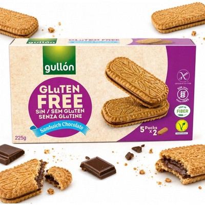 Gullón čokoládové sušienky 225g