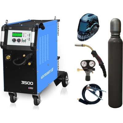 Kühtreiber KITin 3500 Multi MIG Synergic V2 + hořák + ventil GCE + kukla Predator + lahev
