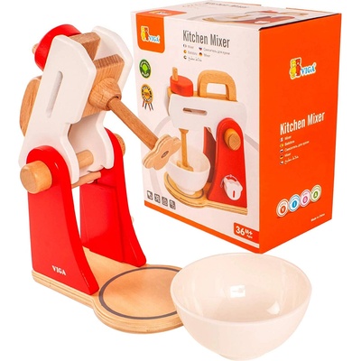 Viga Toys Детска играчка Viga - Дървен миксер (50235)