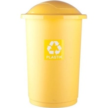 Plafor - Kôš na recykláciu odpadu 50 l žltý