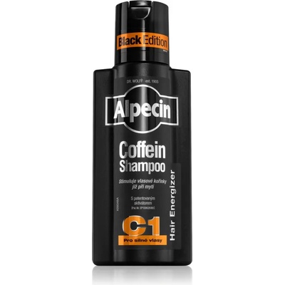 Alpecin Coffein Shampoo C1 Black Edition шампоан с кофеин за мъже стимулиращ растежа на косата 250ml