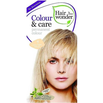 HAIRWONDER Dlhotrvajúca farba na vlasy 9 Veľmi svetlá blond BIO 100 ml