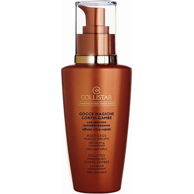Collistar Body-Legs Magic Drops Ultra Rapid Effect автобронзантна емулсия за тяло и крака за жени 125 мл