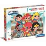 Clementoni DC Comics Suprefriends maxi puzzle 104pcs