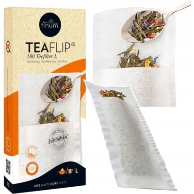 Finum Papírové filtry na čaj L 8,2 x 18,5 cm 100 ks – Zboží Dáma