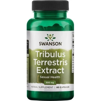 Swanson Tribulus Terrestris Extract, 500 mg, 60 капсули, Swanson (SWH179)