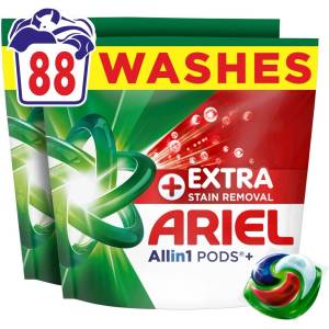 Ariel Allin1 PODS +Допълнителен Ефект за Премахване на Петна Капсули за пране 88 изпирания (10LY010880)
