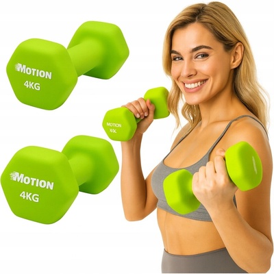 Motion Neoprénové činky 2 x 4 kg 2 ks