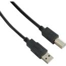 4World 05354 USB 2.0 kábel, typ A-B M/M 5m High Quality, feritový filter