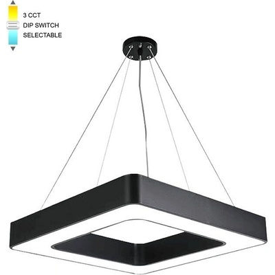 LED Полилей FINESSE F 45W, 3xCCT-DIP, квадрат, черен - VITO (2026320)