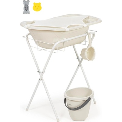 BabyJem Бебешки комплект за баня от 7 части BabyJem - Sand Begie (897)