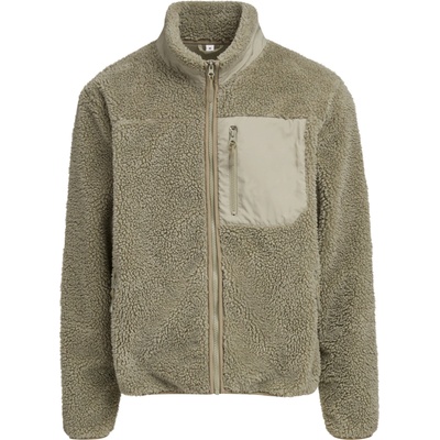 Build Your Brand Bonded Sherpa Unisex BY406 Pale Olive
