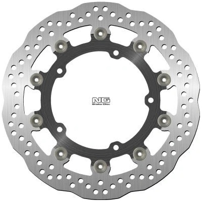 NG brzdový kotouč přední YAMAHA FZS 600 04-10, MT-03 05-14, XJR1300 95-13, R6 03-09 (298X132X5mm) (5X8,5mm) WAVE plovoucí (střed hliníkový) – Hledejceny.cz