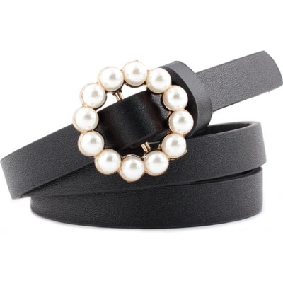 Girly černý pásek Elegant B889/BLACK
