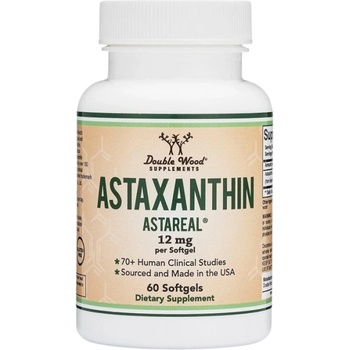 Double Wood Supplements Astaxanthin 12 mg [60 Гел капсули]