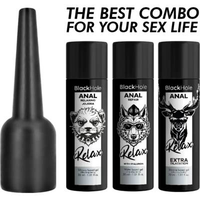Апликатор за анален лубрикант за 30мл бутилки - Black Hole Anal Lube Applier (D-245174)