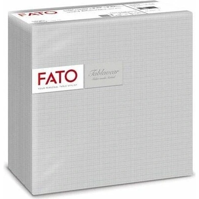FATO Servítky 1/4 ohyb 40x40 cm Airlaid Shade strieborné 50ks