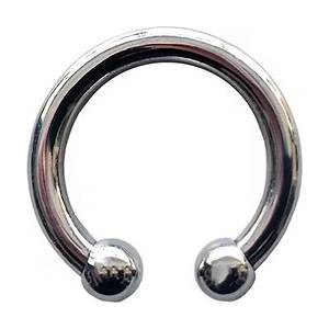 Rouge Stainless Steel Horseshoe Cock Ring (30mm) In Clamshell