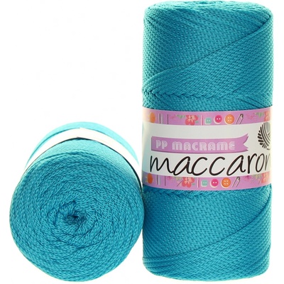 Maccaroni PP Macrame 233 sytá tyrkysová