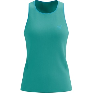 Compressport Дамска тениска Compressport Women's Performance Singlet Running shirt - Pool Blue (916-3350-0412)