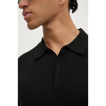 HUGO BOSS Пуловер hugo мъжки в черно от лека материя 50532050 (50532050)