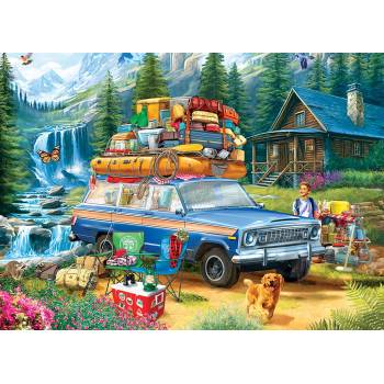 Image 1 of EUROGRAPHICS - Puzzle Jeep: Loading the Wagoneer - 1 000 piese
