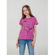 Winkiki Kids Wear Dívčí tričko Art fuchsie