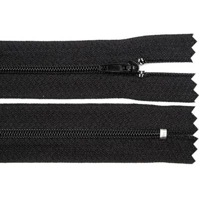 Pro Háčkování Spirálový zip pinlock No 3 délka 20 cm černý