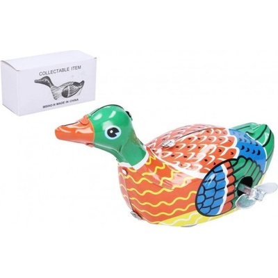 Wiky Kachna natahovací kovová 10 cm v krabičce 10x5,5x5cm – Zboží Dáma