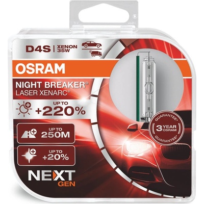Osram D4S 12/24V XENARC NIGHT BREAKER LASER +220% 66440XNN-HCB