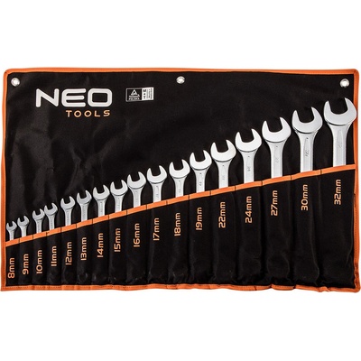 NEO Tools sada očkoplochých klíčů 8-32mm 17ks 09-753