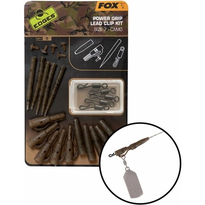 Fox Edges Camo Power Grip Lead Clip Kit veľ.7