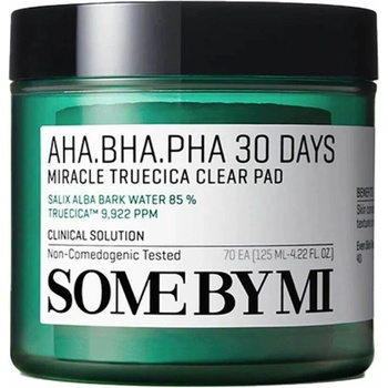 Some By Mi AHA BHA PHA 30 Days Miracle Truecica Clear Pad exfoliačné tampóny pre problematickú pleť 70 ks