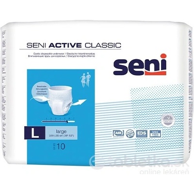 Seni ACTIVE CLASSIC Large navliekacie nohavičky 10 ks