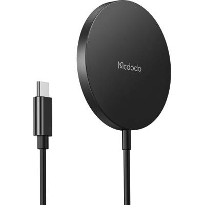 Mcdodo Безжично зарядно Moon Series - Mcdodo (CH-4360) - магнитно, 15W, ултратънък дизайн - Черен