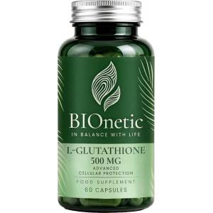 BIOnetic L-Glutathione, 500 mg, 60 капсули, BIOnetic (8000-00)