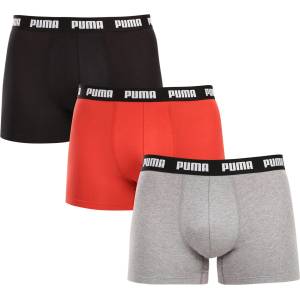 PUMA Пакет от три - мъжки боксерки Puma многоцветни Puma | Cheren Cherven Siv Mnogotsveten | МЪЖЕ | M
