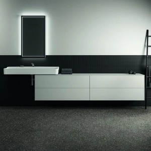 Ideal Standard Atelier Conca матово бял стенен шкаф с 4 чекмеджета с плот 240 см (T4338Y1)