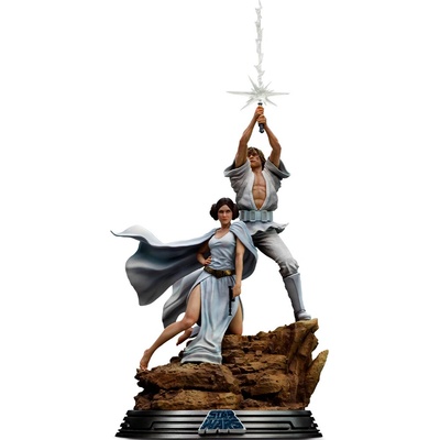 Iron Studios Star Wars Luke And Leia Deluxe Art Scale 1/10
