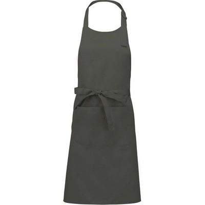Kariban Vintage K885 Zástera s dvojitým vreckom green olive
