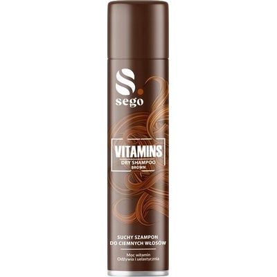 Sego suchý šampon Vitamins brown 200 ml