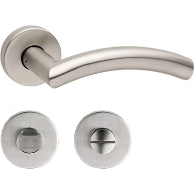 Fimet maniglie ДРЪЖКА 131 РОЗЕТКА wc 304 ФИКС 52мм ИНОКС (131236w31260 inox ss 304)