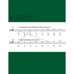 Tools For Improvisation Part II (Bass Clef): Minor scale modes and harmony | David Matthew Shere Ph D (ISBN: 9781983449925)